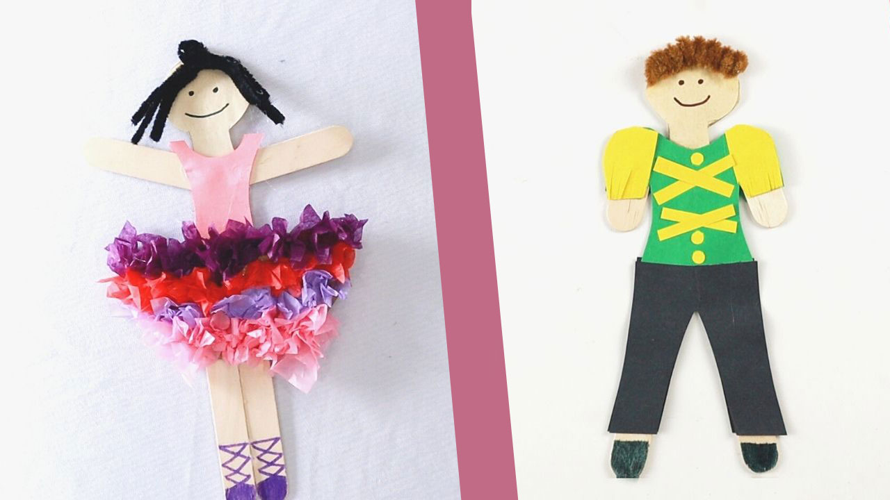 Ballerina and dancer craft videos