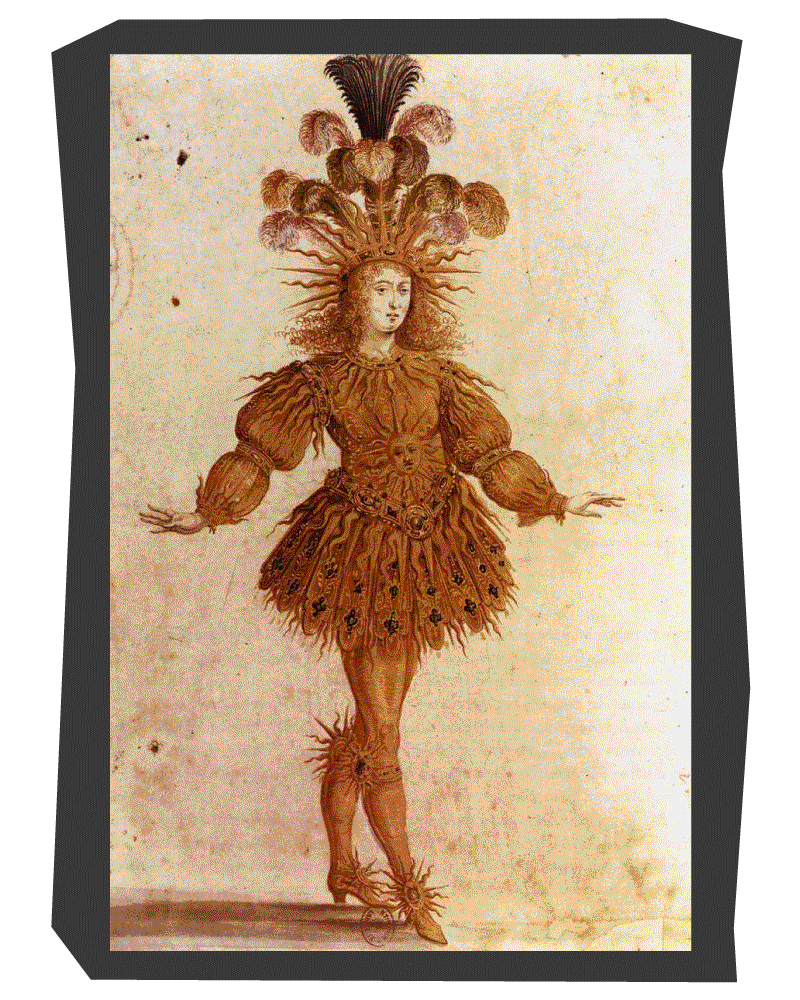 Apollo costume worn by Louis XIV in the Ballet of the Night (1653)