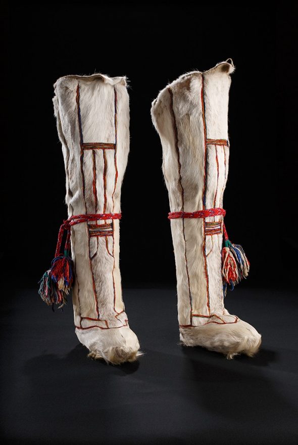 Siberian White Reindeer Boots