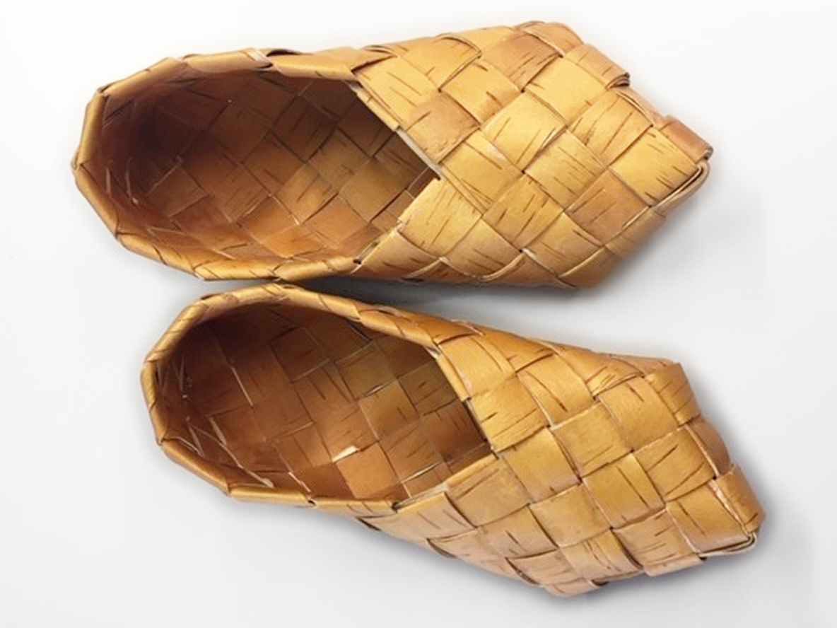 Birch Bark Slipper